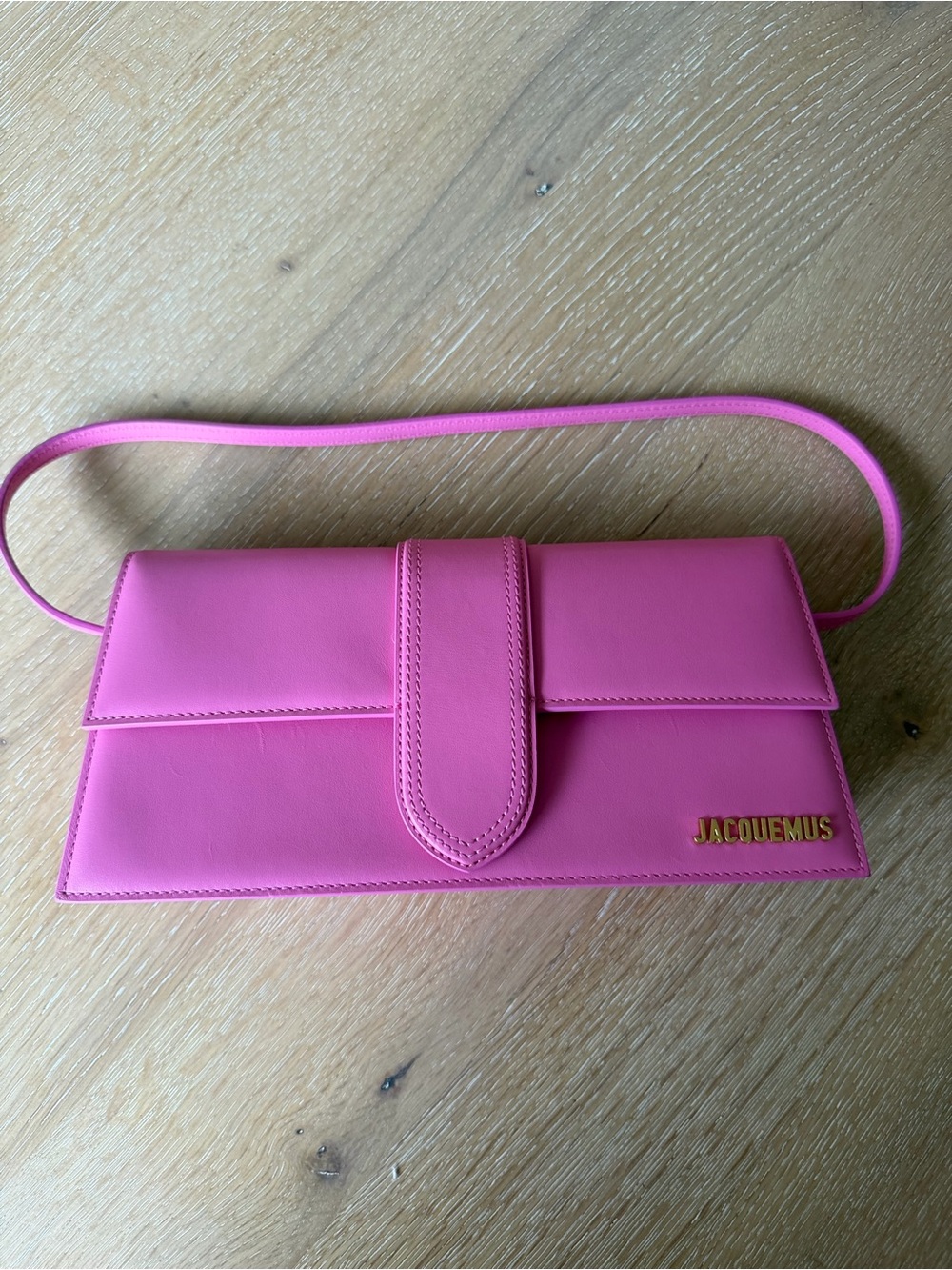 Jacquemus Le Bambino Long Pink Handbag - Gently Used - Picture 3 of 13